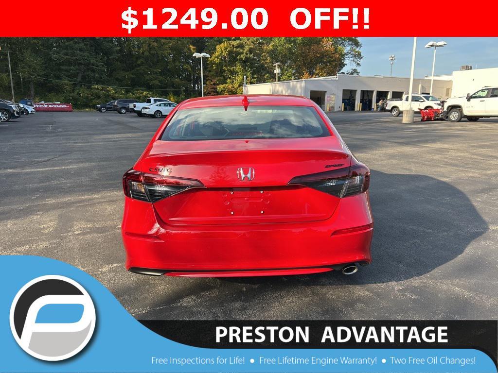 new 2026 Honda Civic car, priced at $26,541