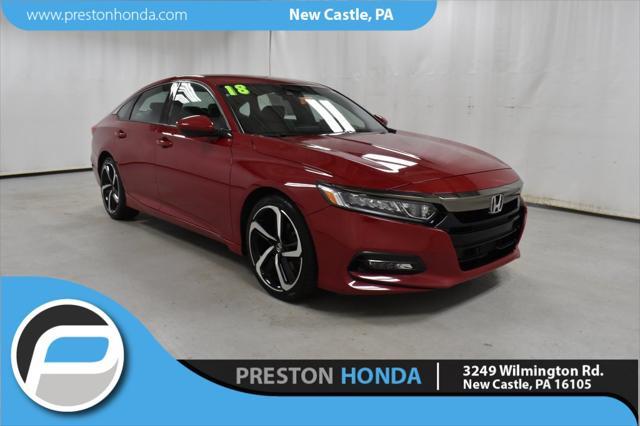 used 2018 Honda Accord car, priced at $18,400