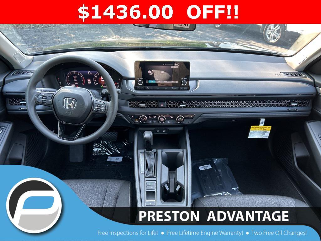 new 2025 Honda Accord car, priced at $30,274