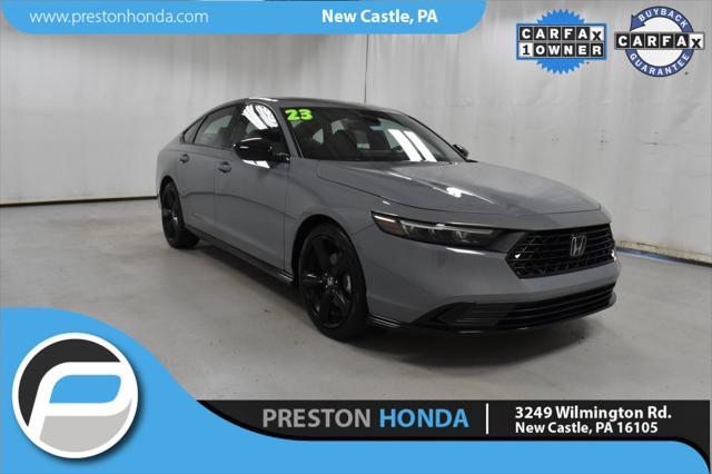 used 2023 Honda Accord Hybrid car, priced at $28,815