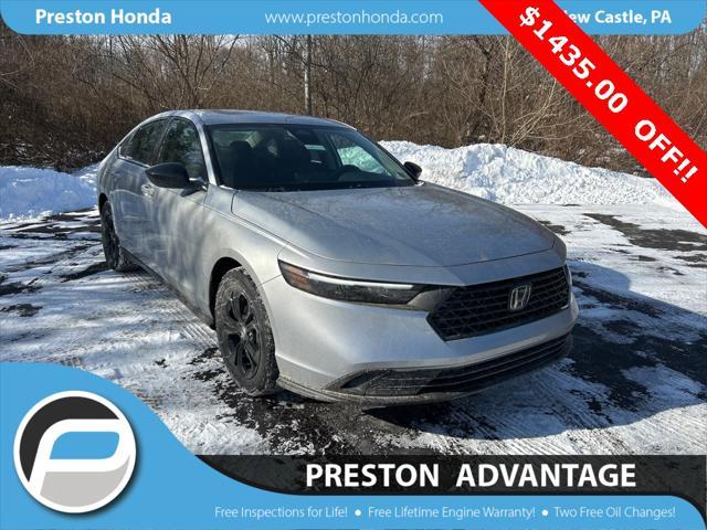 new 2025 Honda Accord car, priced at $30,275