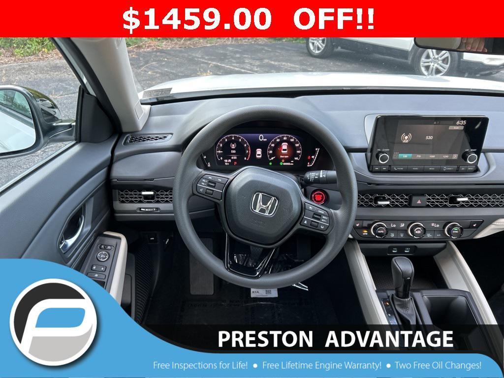 new 2025 Honda Accord car, priced at $30,751