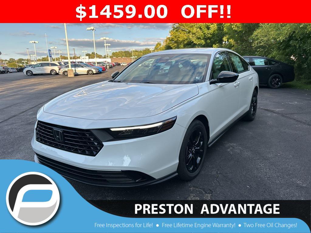 new 2025 Honda Accord car, priced at $30,751