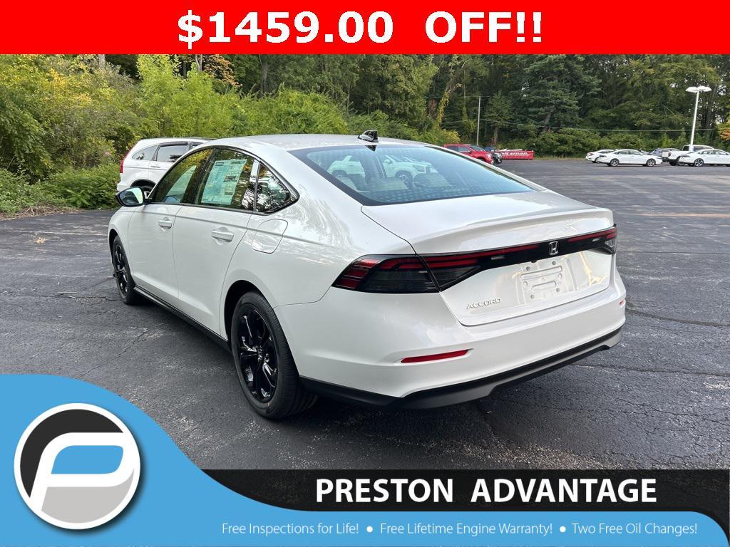 new 2025 Honda Accord car, priced at $30,751