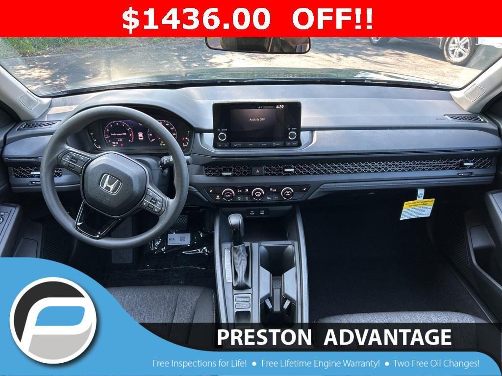 new 2025 Honda Accord car, priced at $30,274