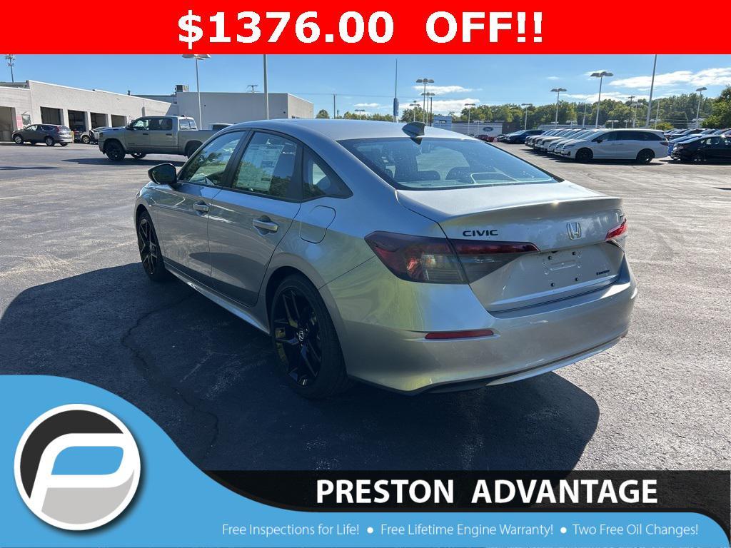 new 2026 Honda Civic Hybrid car, priced at $29,114