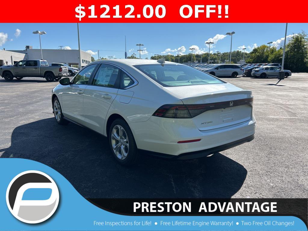 new 2025 Honda Accord car, priced at $28,688