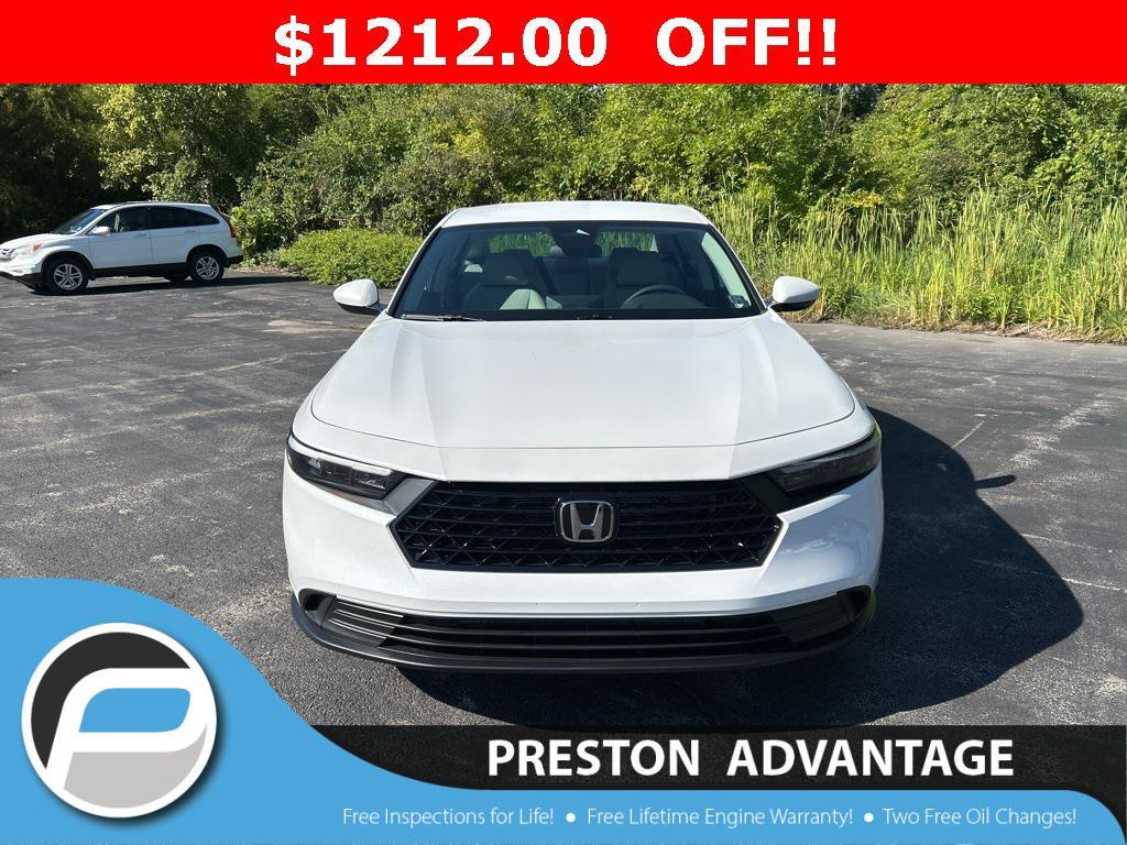 new 2025 Honda Accord car, priced at $28,688
