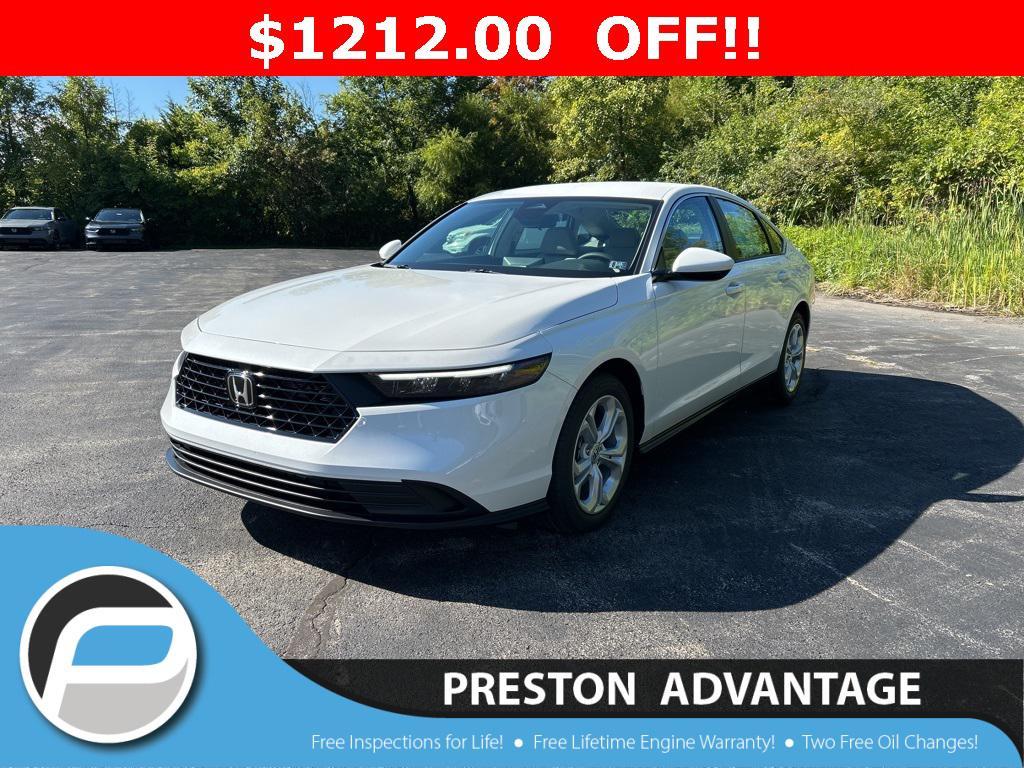 new 2025 Honda Accord car, priced at $28,688