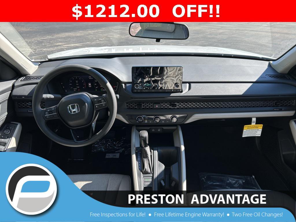 new 2025 Honda Accord car, priced at $28,688