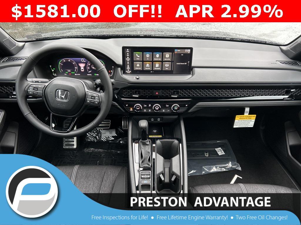 new 2025 Honda Accord Hybrid car, priced at $33,269