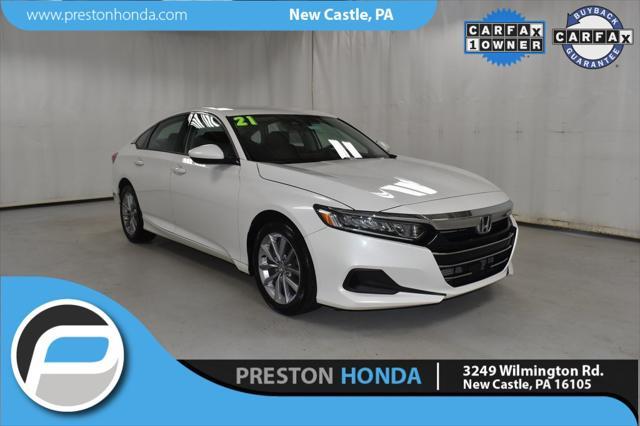 used 2021 Honda Accord car, priced at $22,490