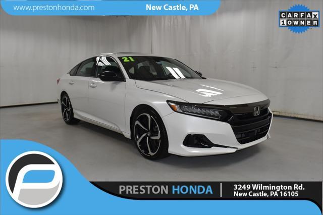 used 2021 Honda Accord car, priced at $24,459