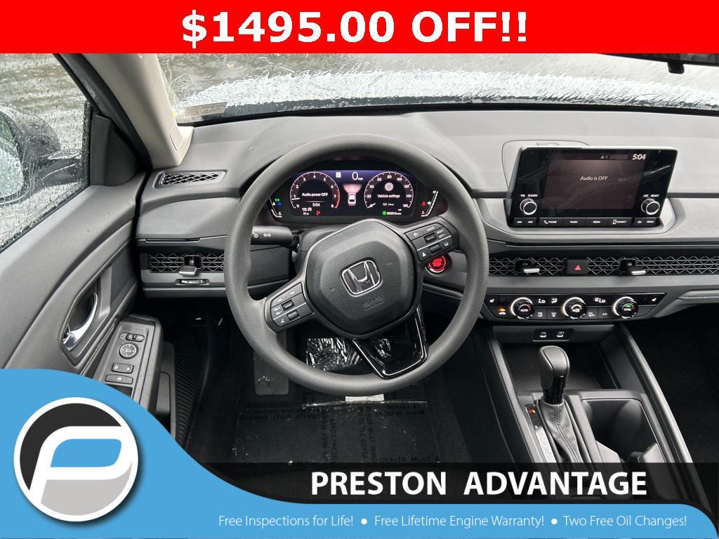 new 2025 Honda Accord car, priced at $30,751