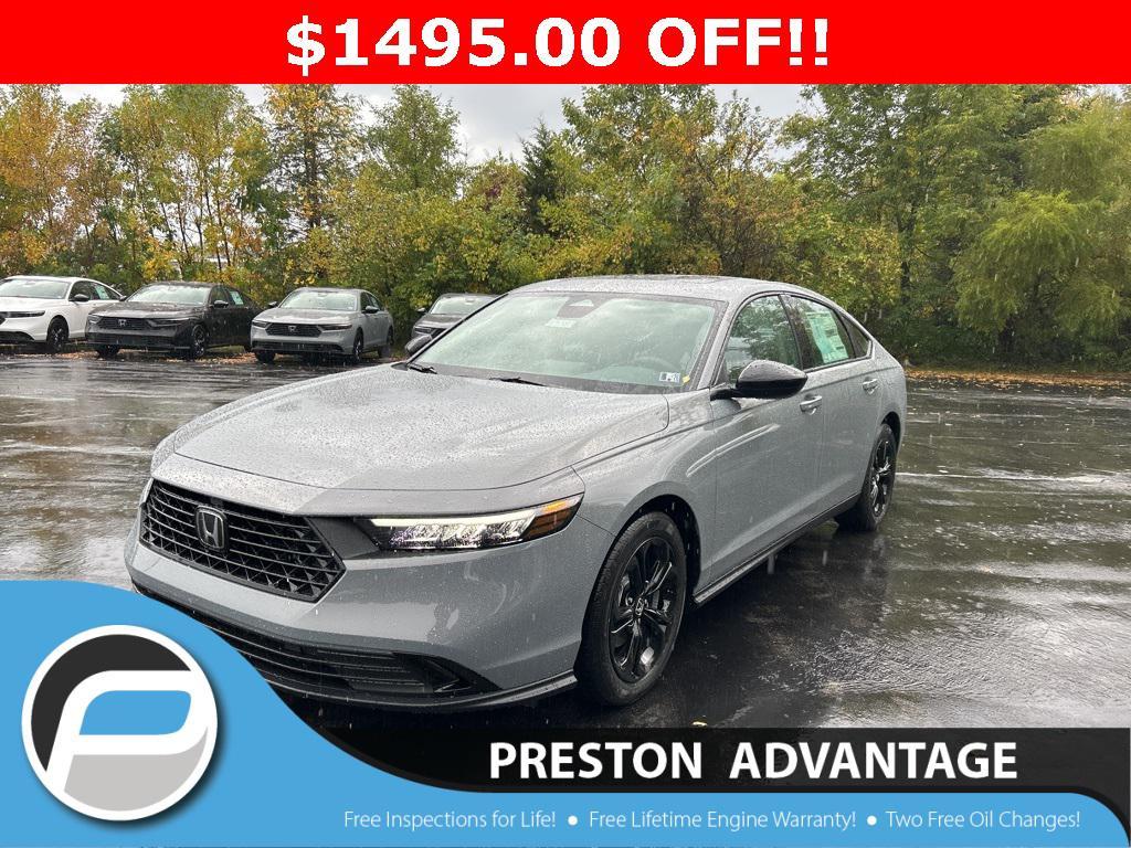 new 2025 Honda Accord car, priced at $30,751