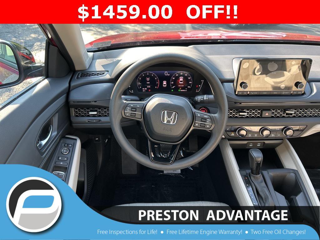 new 2025 Honda Accord car, priced at $30,706
