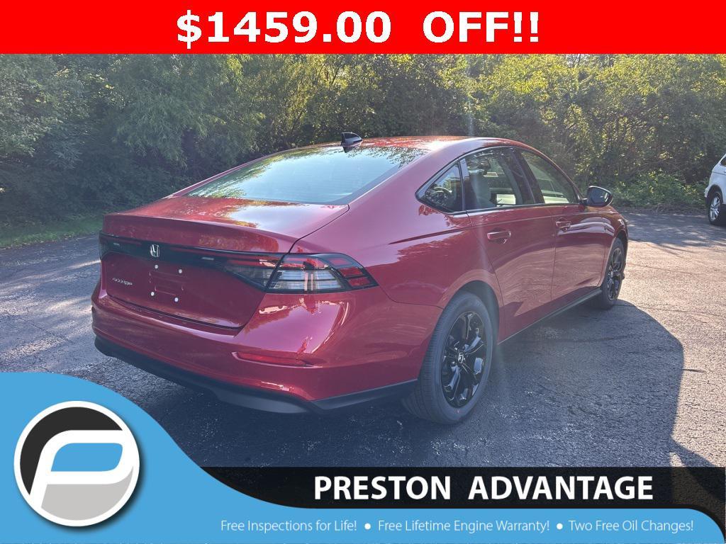 new 2025 Honda Accord car, priced at $30,706