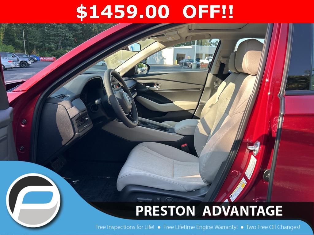 new 2025 Honda Accord car, priced at $30,706