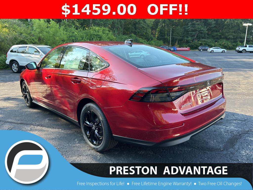 new 2025 Honda Accord car, priced at $30,706