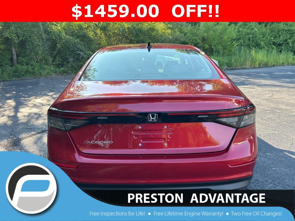 new 2025 Honda Accord car, priced at $30,706