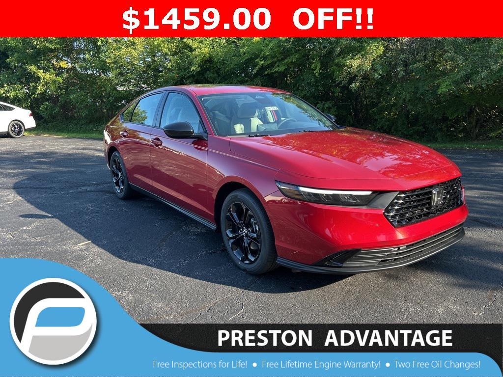 new 2025 Honda Accord car, priced at $30,706