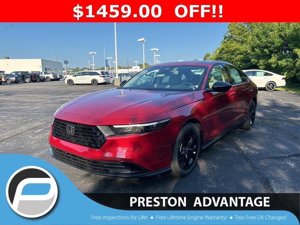 new 2025 Honda Accord car, priced at $30,706