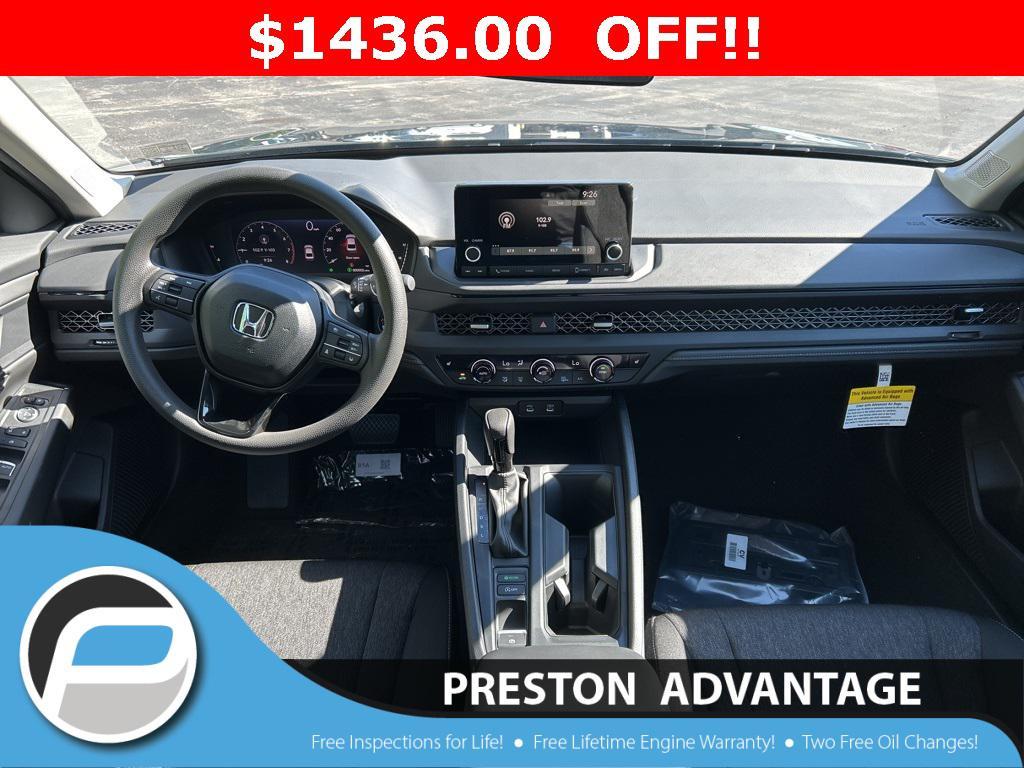 new 2025 Honda Accord car, priced at $30,274