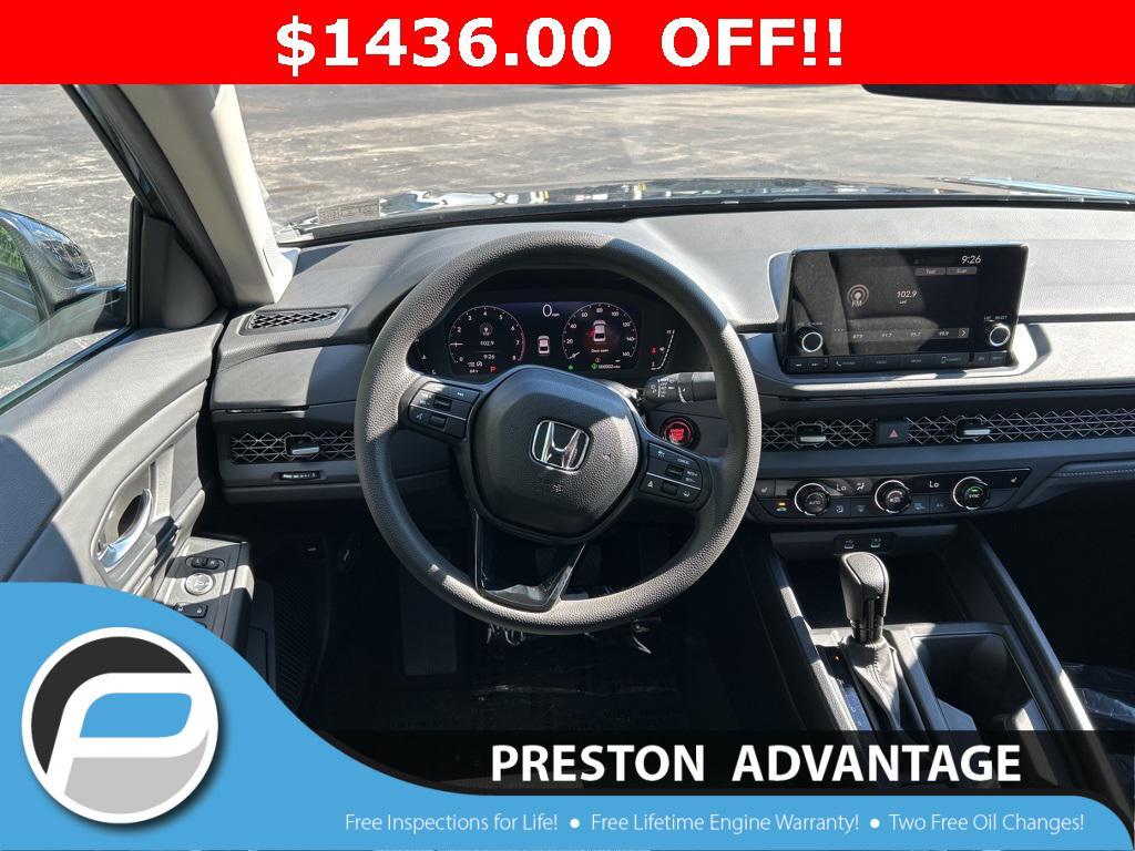 new 2025 Honda Accord car, priced at $30,274