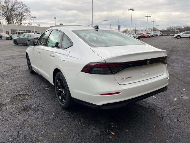 new 2025 Honda Accord car, priced at $30,651