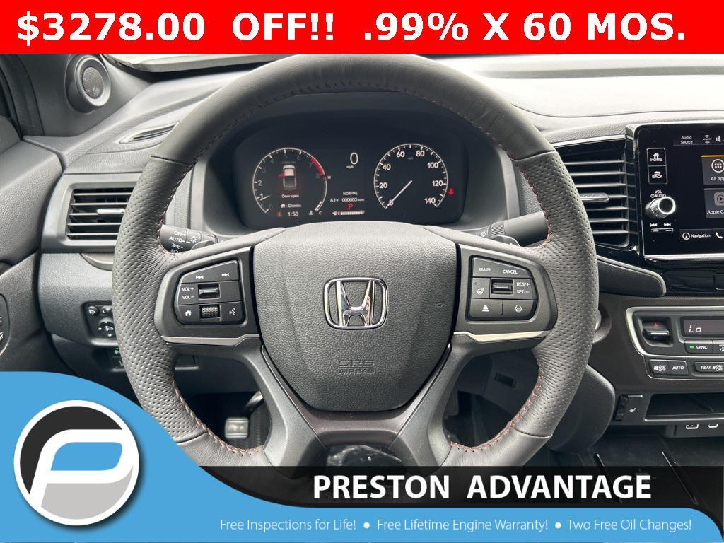 new 2025 Honda Ridgeline car, priced at $45,907