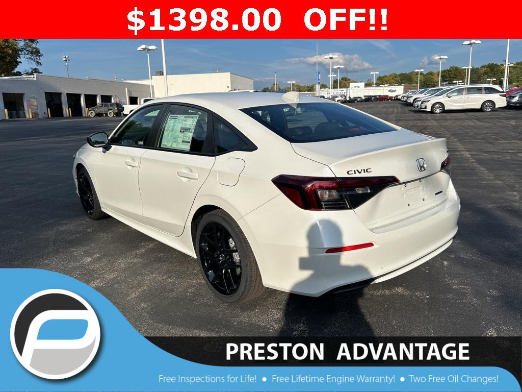 new 2026 Honda Civic Hybrid car, priced at $29,547