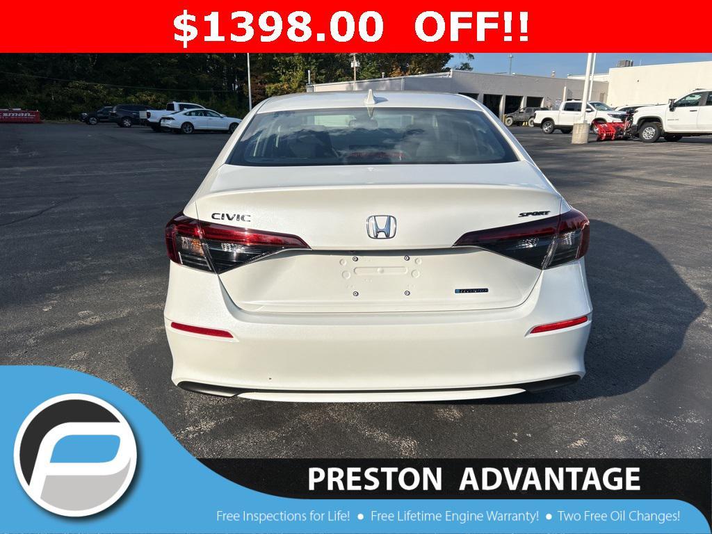 new 2026 Honda Civic Hybrid car, priced at $29,547