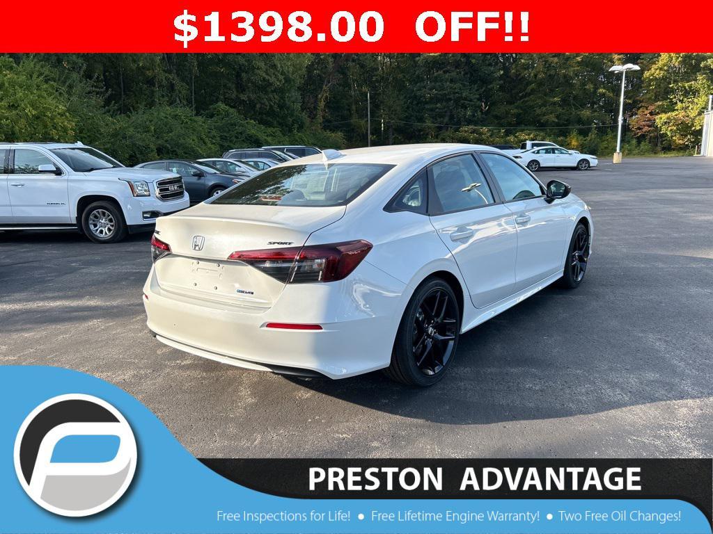 new 2026 Honda Civic Hybrid car, priced at $29,547