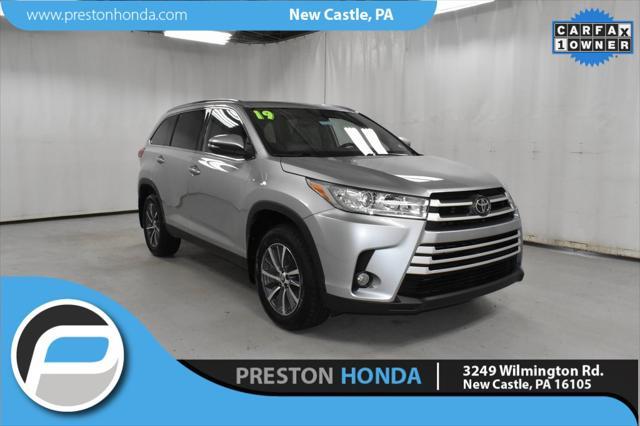 used 2019 Toyota Highlander car, priced at $28,700