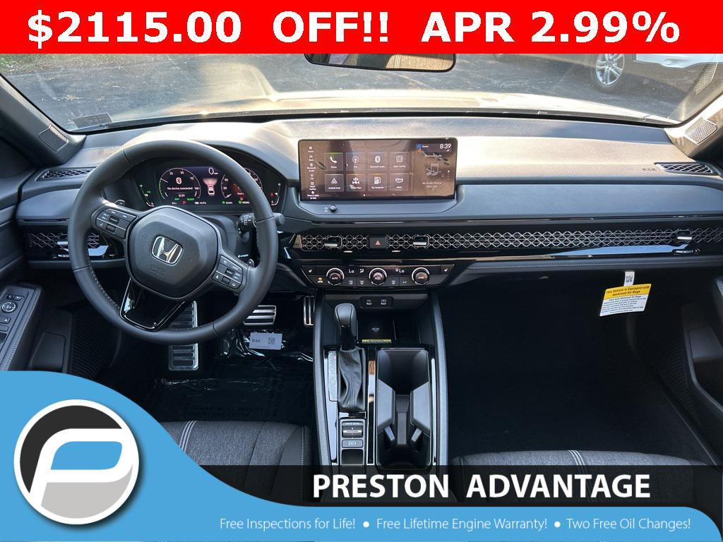 new 2025 Honda Accord Hybrid car, priced at $33,655