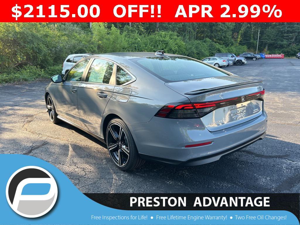 new 2025 Honda Accord Hybrid car, priced at $33,655