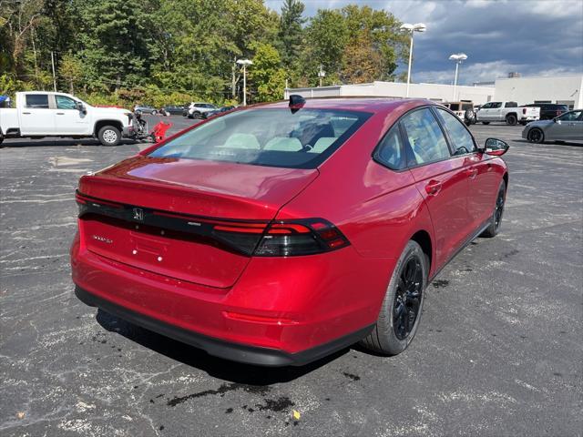 new 2025 Honda Accord car, priced at $30,651