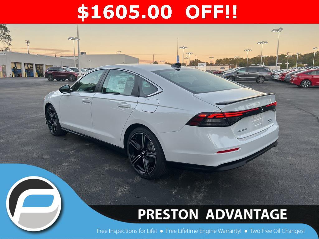 new 2025 Honda Accord Hybrid car, priced at $33,700