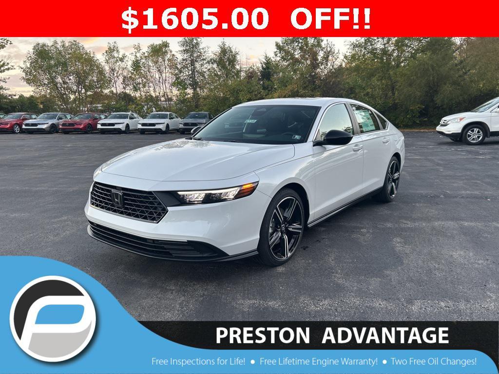 new 2025 Honda Accord Hybrid car, priced at $33,700