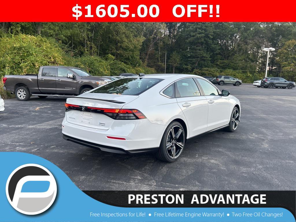 new 2025 Honda Accord Hybrid car, priced at $33,700