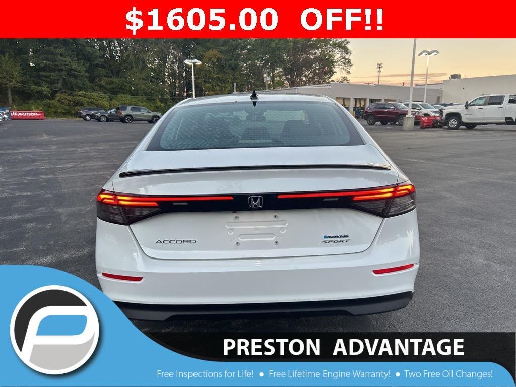 new 2025 Honda Accord Hybrid car, priced at $33,700