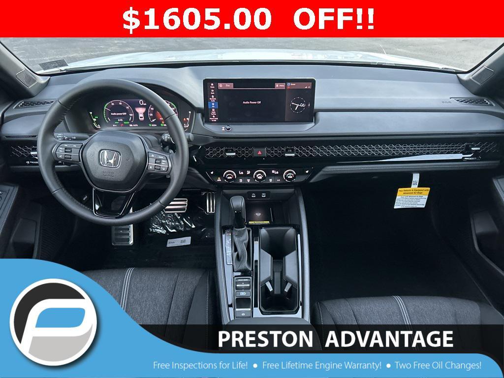 new 2025 Honda Accord Hybrid car, priced at $33,700