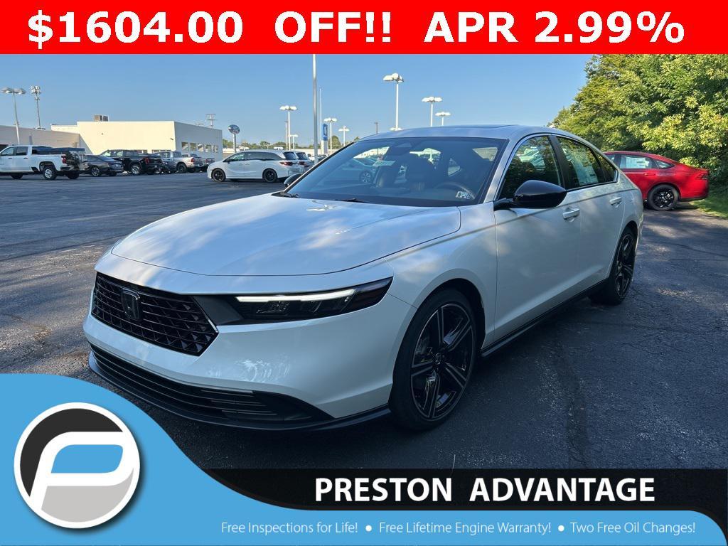 new 2025 Honda Accord Hybrid car, priced at $33,656