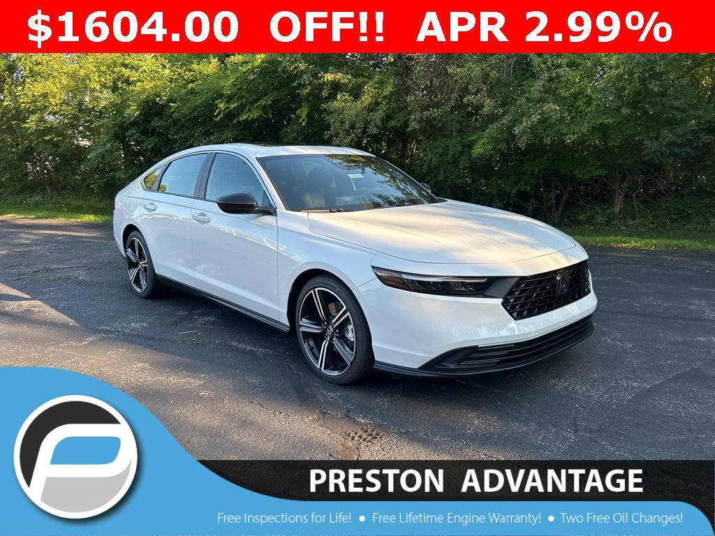 new 2025 Honda Accord Hybrid car, priced at $33,656