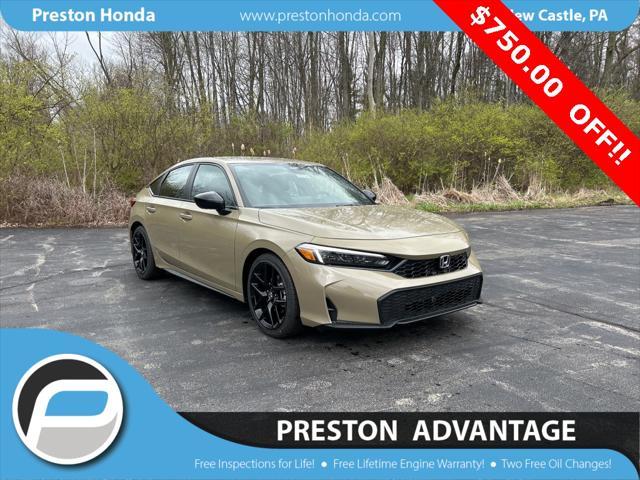 new 2025 Honda Civic car, priced at $28,305