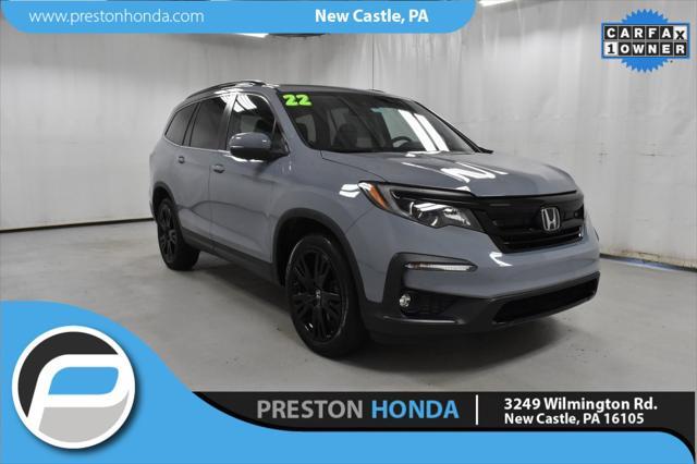 used 2022 Honda Pilot car, priced at $33,598