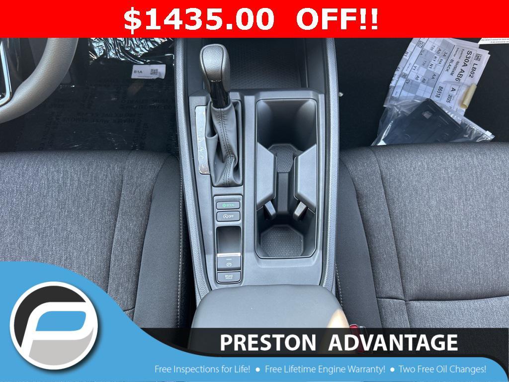 new 2025 Honda Accord car, priced at $30,275