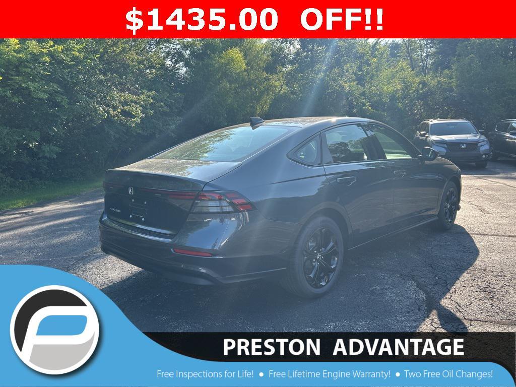 new 2025 Honda Accord car, priced at $30,275