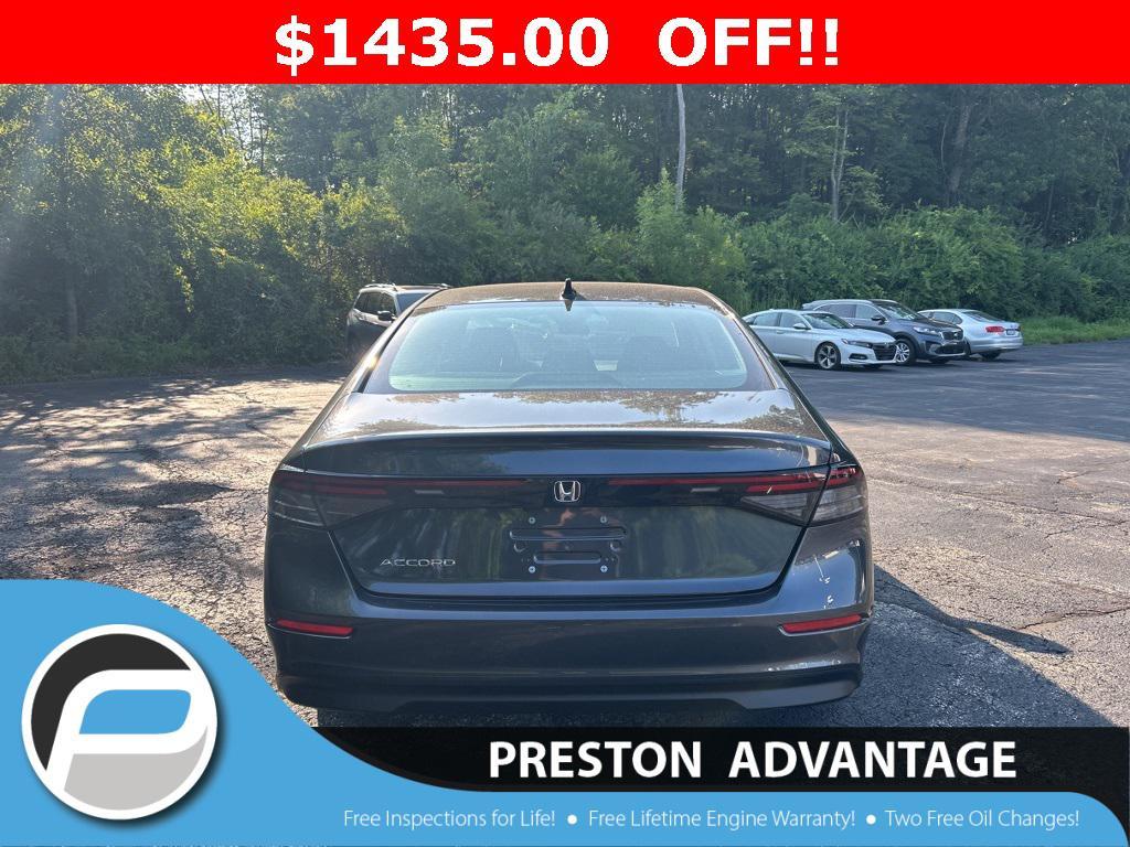 new 2025 Honda Accord car, priced at $30,275