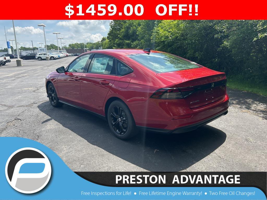 new 2025 Honda Accord car, priced at $30,706